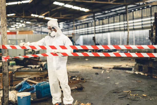 Professional Biohazard Cleanup technician working in Andersonville, TN